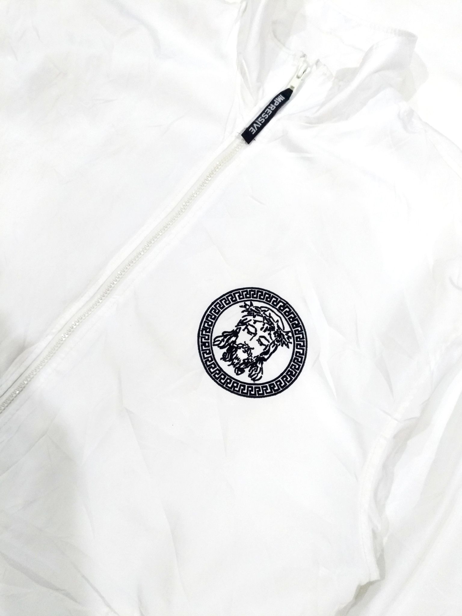 Japanese Brand RARE! VTG IMPRESSIVE EMBROIDERED "JESUS" COACH JACKET Size US L / EU 52-54 / 3 - 6 Thumbnail