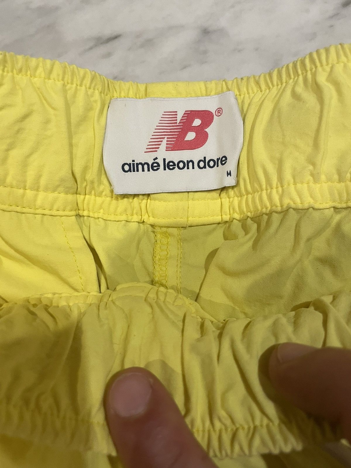 Aime Leon Dore × New Balance 2018 Aime Leon Dore x New Balance Yellow Shorts Size US 31 - 4 Thumbnail