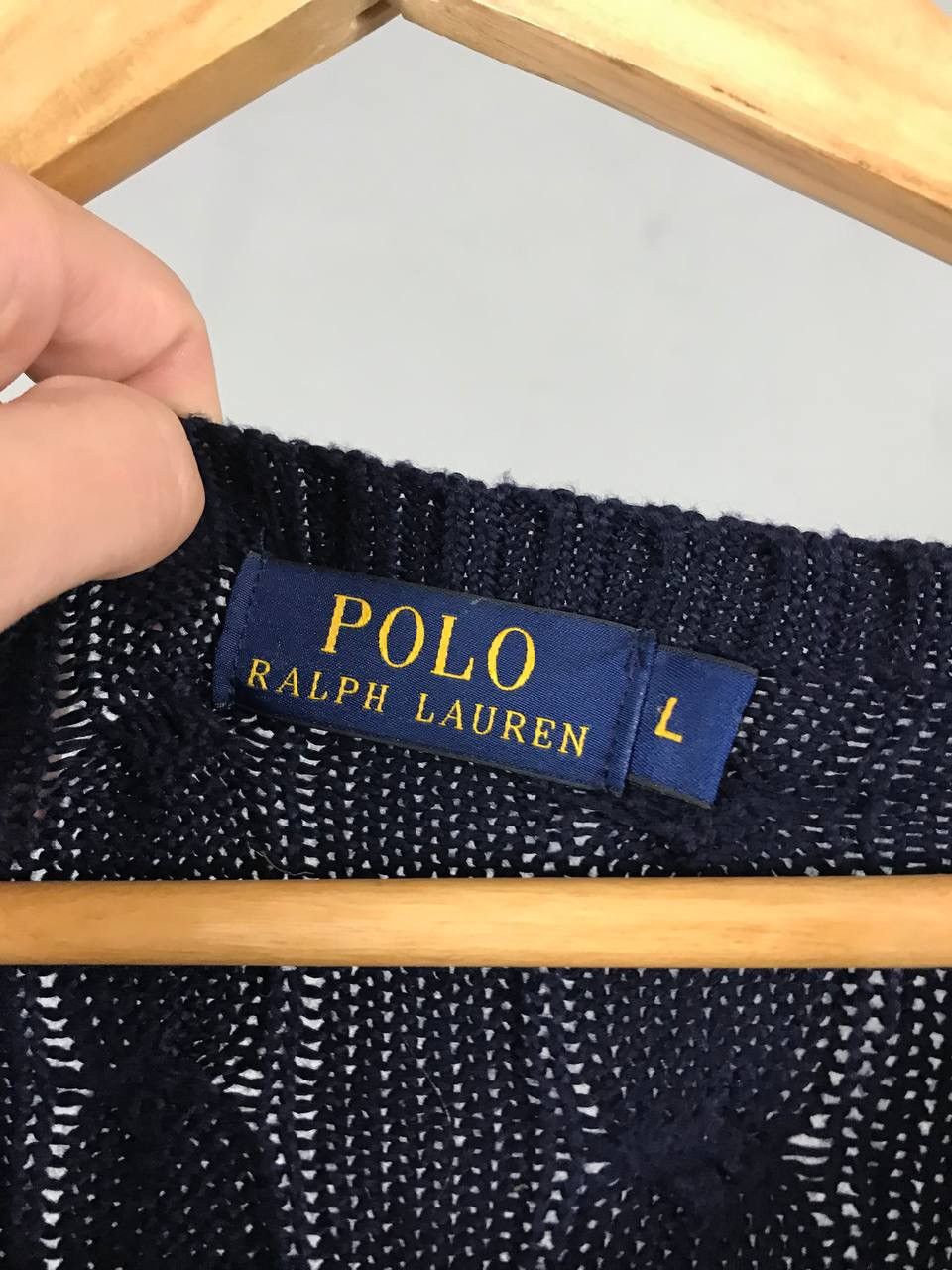 Polo Ralph Lauren Polo Ralph Lauren luxury streetwear navy blue sweater Size US L / EU 52-54 / 3 - 5 Thumbnail