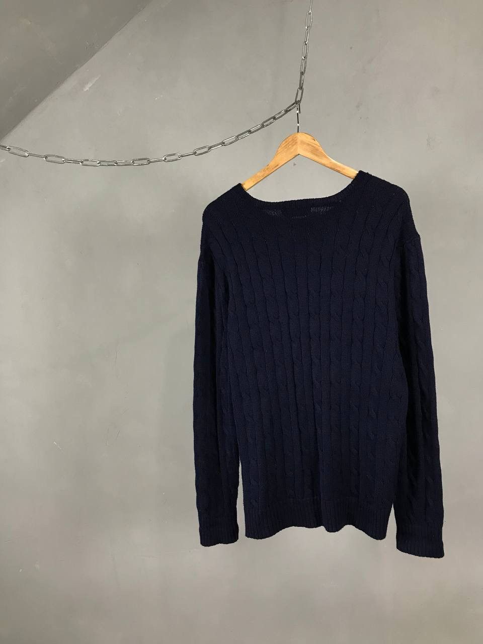 Polo Ralph Lauren Polo Ralph Lauren luxury streetwear navy blue sweater Size US L / EU 52-54 / 3 - 4 Thumbnail