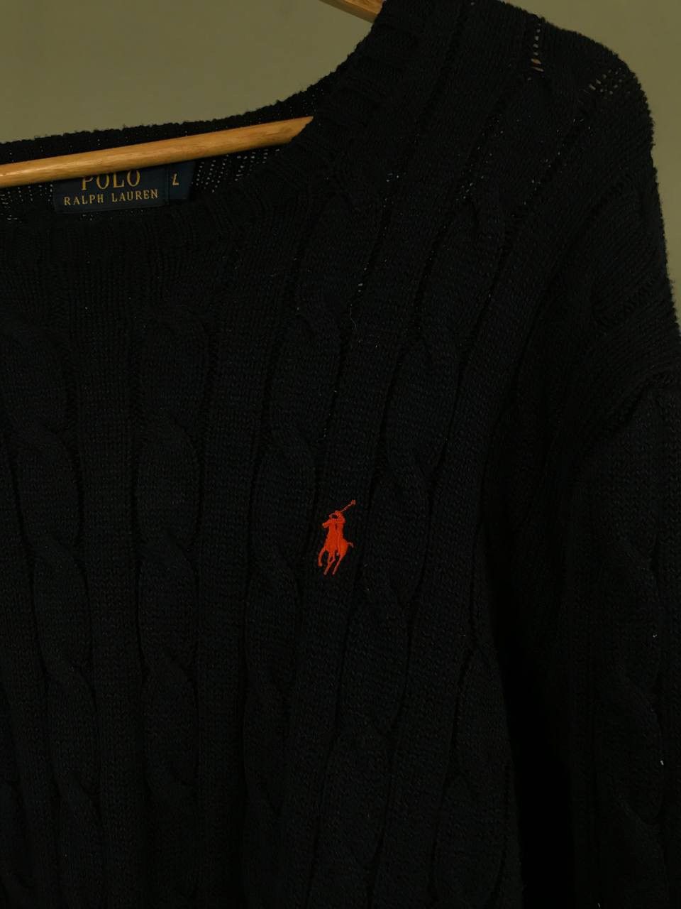 Polo Ralph Lauren Polo Ralph Lauren luxury streetwear navy blue sweater Size US L / EU 52-54 / 3 - 3 Thumbnail