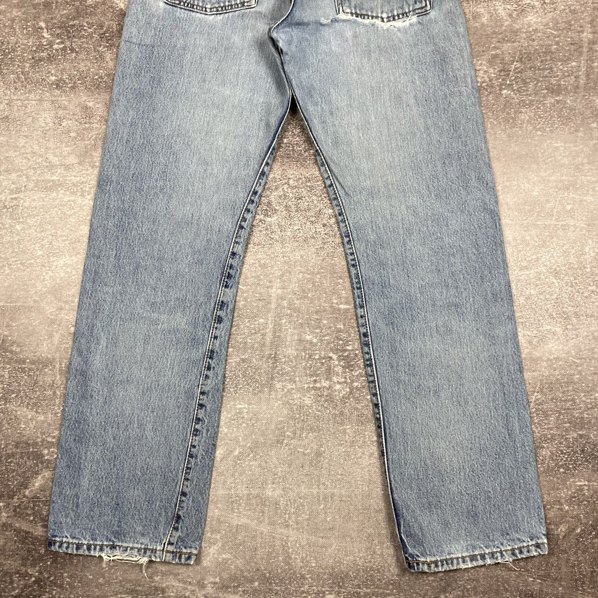 Levi's Vintage Distressed 90’s Levi’s 501 333M Button Jeans Size US 34 / EU 50 - 4 Thumbnail