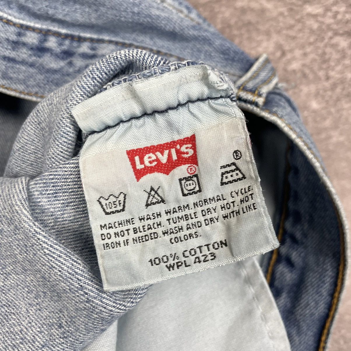 Levi's Vintage Distressed 90’s Levi’s 501 333M Button Jeans Size US 34 / EU 50 - 23 Thumbnail
