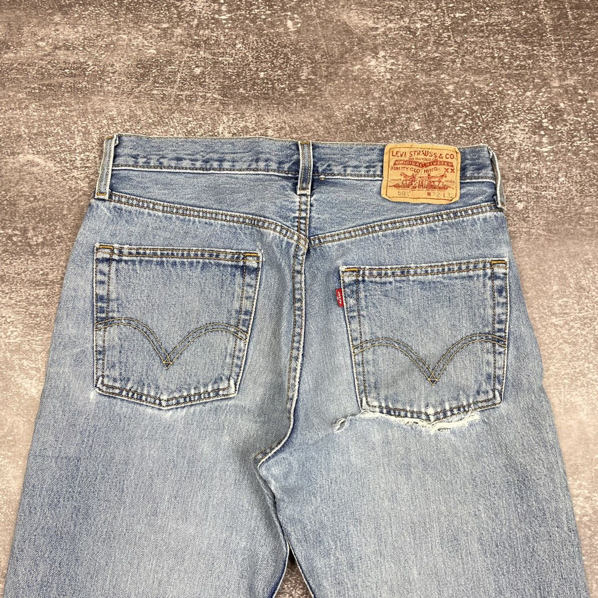 Levi's Vintage Distressed 90’s Levi’s 501 333M Button Jeans Size US 34 / EU 50 - 3 Thumbnail