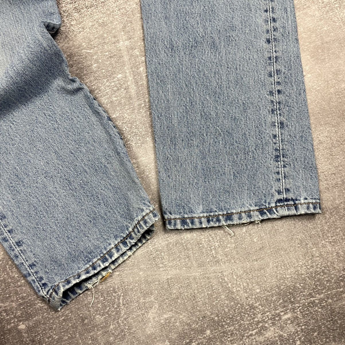 Levi's Vintage Distressed 90’s Levi’s 501 333M Button Jeans Size US 34 / EU 50 - 17 Thumbnail