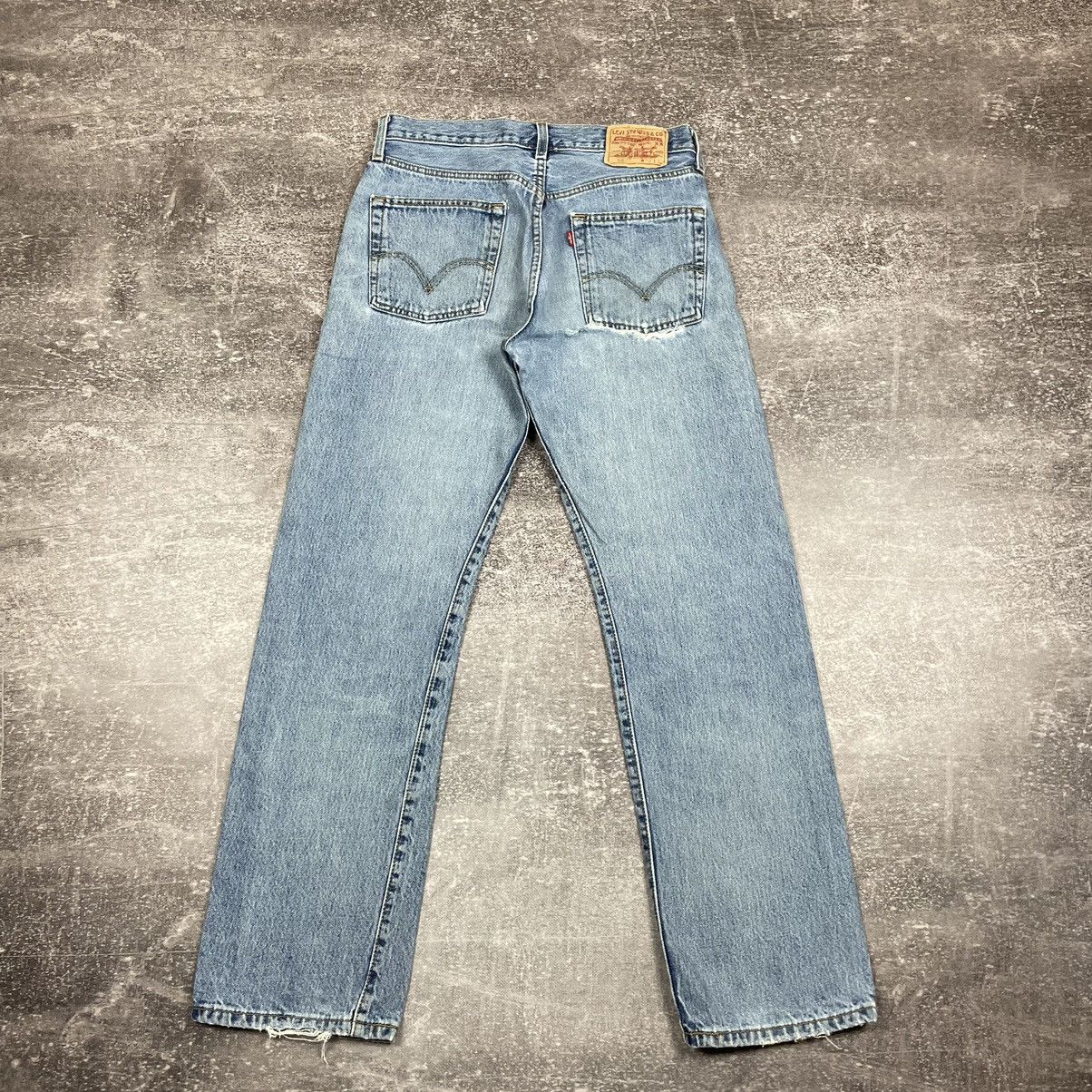 Levi's Vintage Distressed 90’s Levi’s 501 333M Button Jeans Size US 34 / EU 50 - 2 Thumbnail