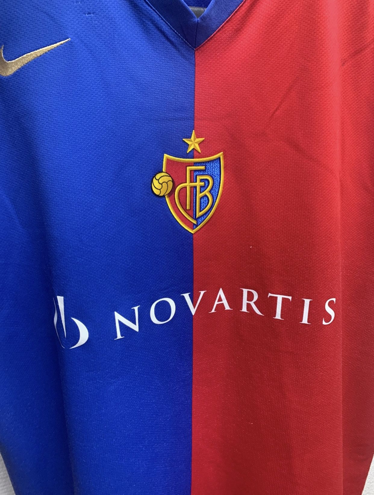 Nike Basel Nike soccer jersey xxl striped novartis Size US XXL / EU 58 / 5 - 2 Thumbnail