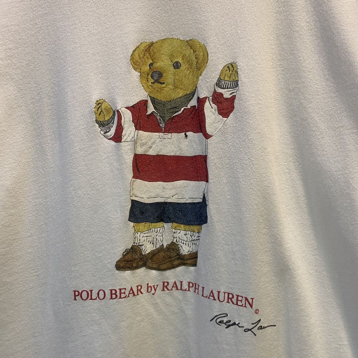 Polo Ralph Lauren × Vintage VINTAGE‼️Polo Ralph Lauren Polo Bear Character Tee Size US L / EU 52-54 / 3 - 3 Thumbnail