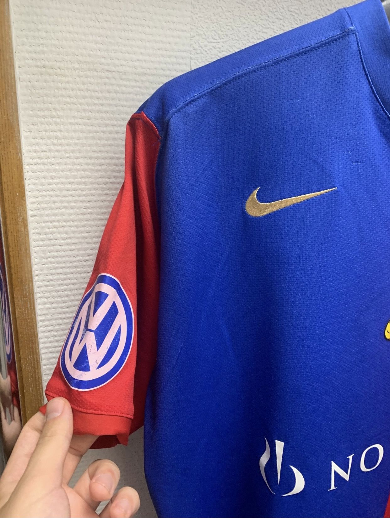 Nike Basel Nike soccer jersey xxl striped novartis Size US XXL / EU 58 / 5 - 3 Thumbnail