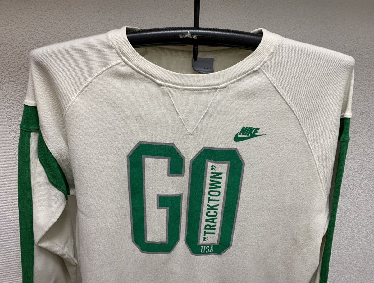 Nike Nike tracktown vintage longsleeve Xl sz big logo usa Size US XL / EU 56 / 4 - 2 Thumbnail