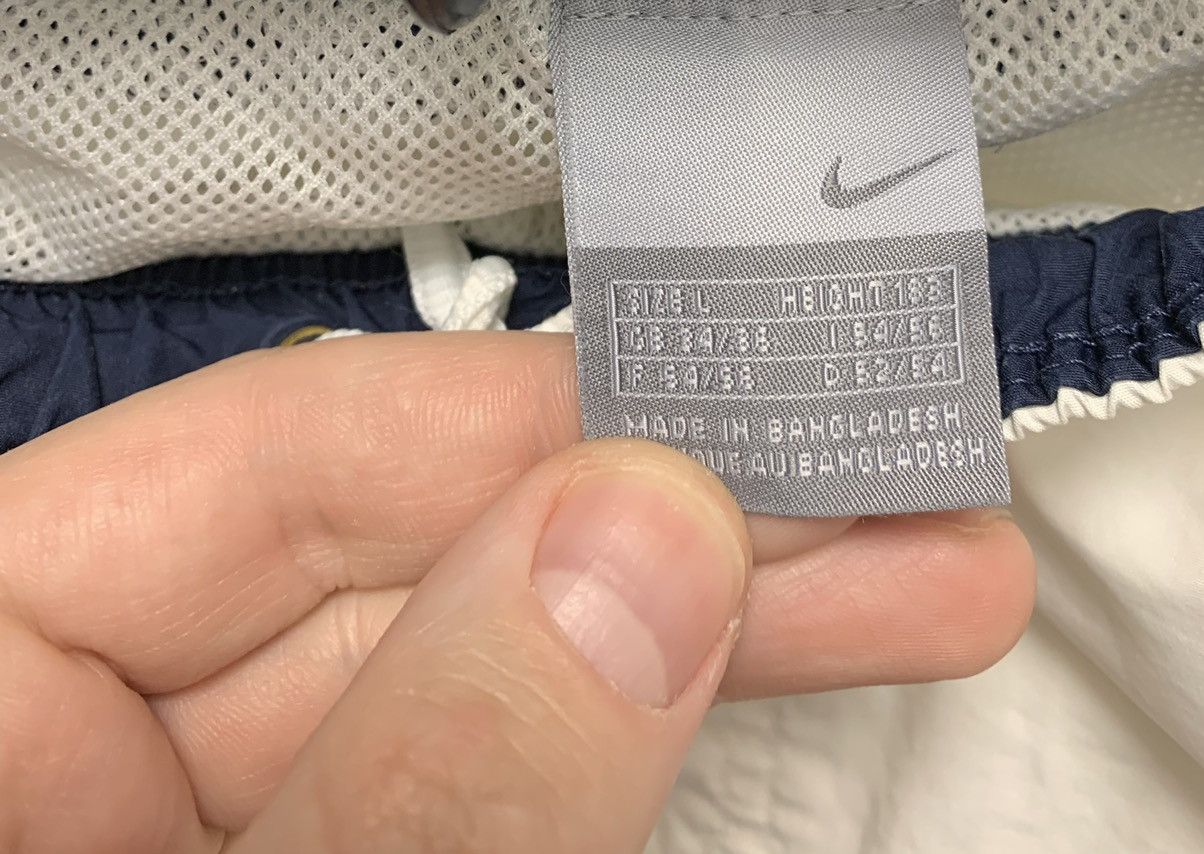 Nike × Vintage Nike athletic vintage drill sweatpants L y2k white 34 Size US 34 / EU 50 - 9 Thumbnail