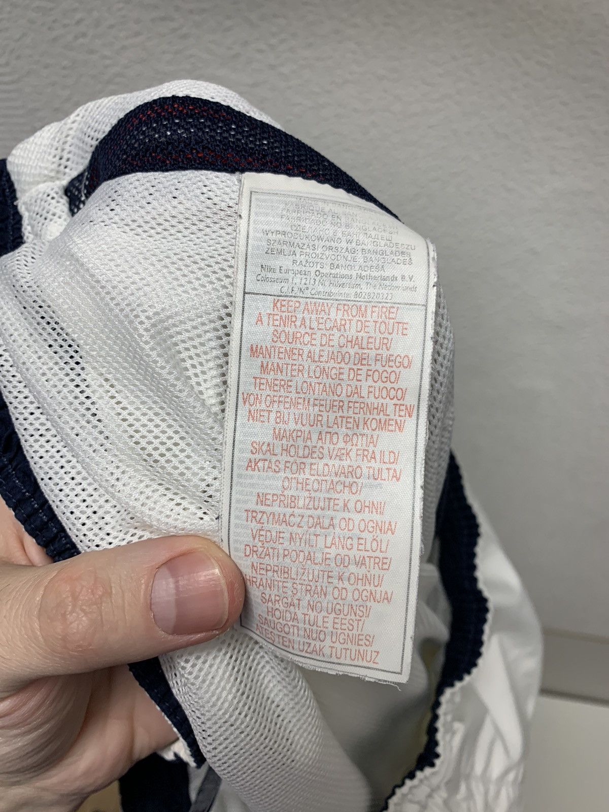 Nike × Vintage Nike athletic vintage drill sweatpants L y2k white 34 Size US 34 / EU 50 - 11 Thumbnail