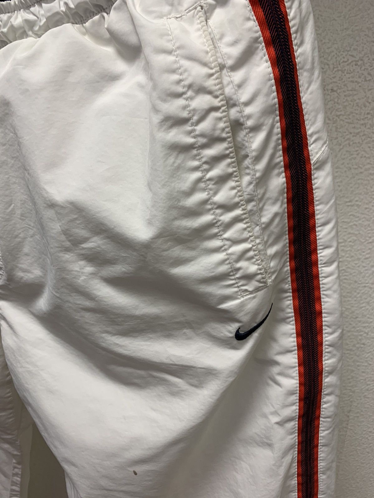 Nike × Vintage Nike athletic vintage drill sweatpants L y2k white 34 Size US 34 / EU 50 - 3 Thumbnail