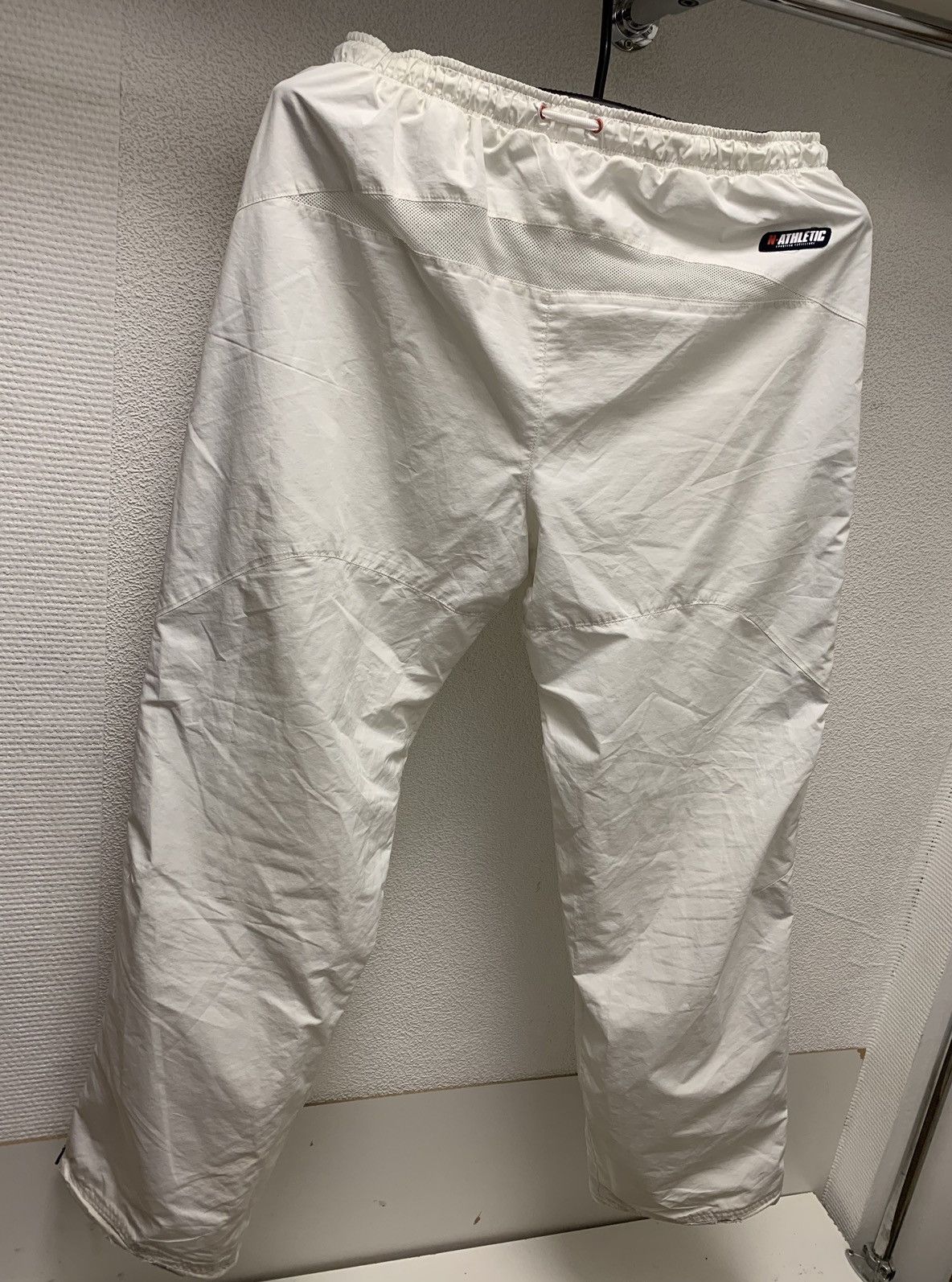 Nike × Vintage Nike athletic vintage drill sweatpants L y2k white 34 Size US 34 / EU 50 - 6 Thumbnail