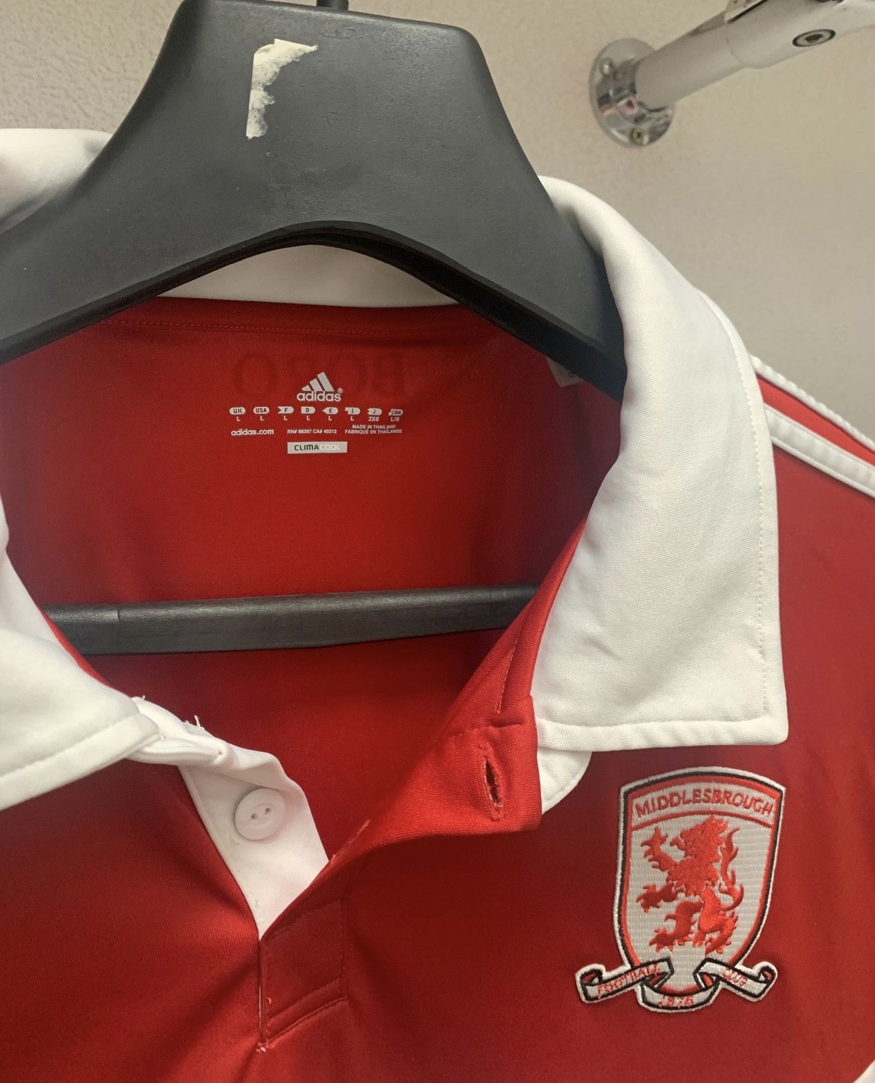 Other Middlesbrough Adidas soccer jersey patch football league L Size US L / EU 52-54 / 3 - 2 Thumbnail