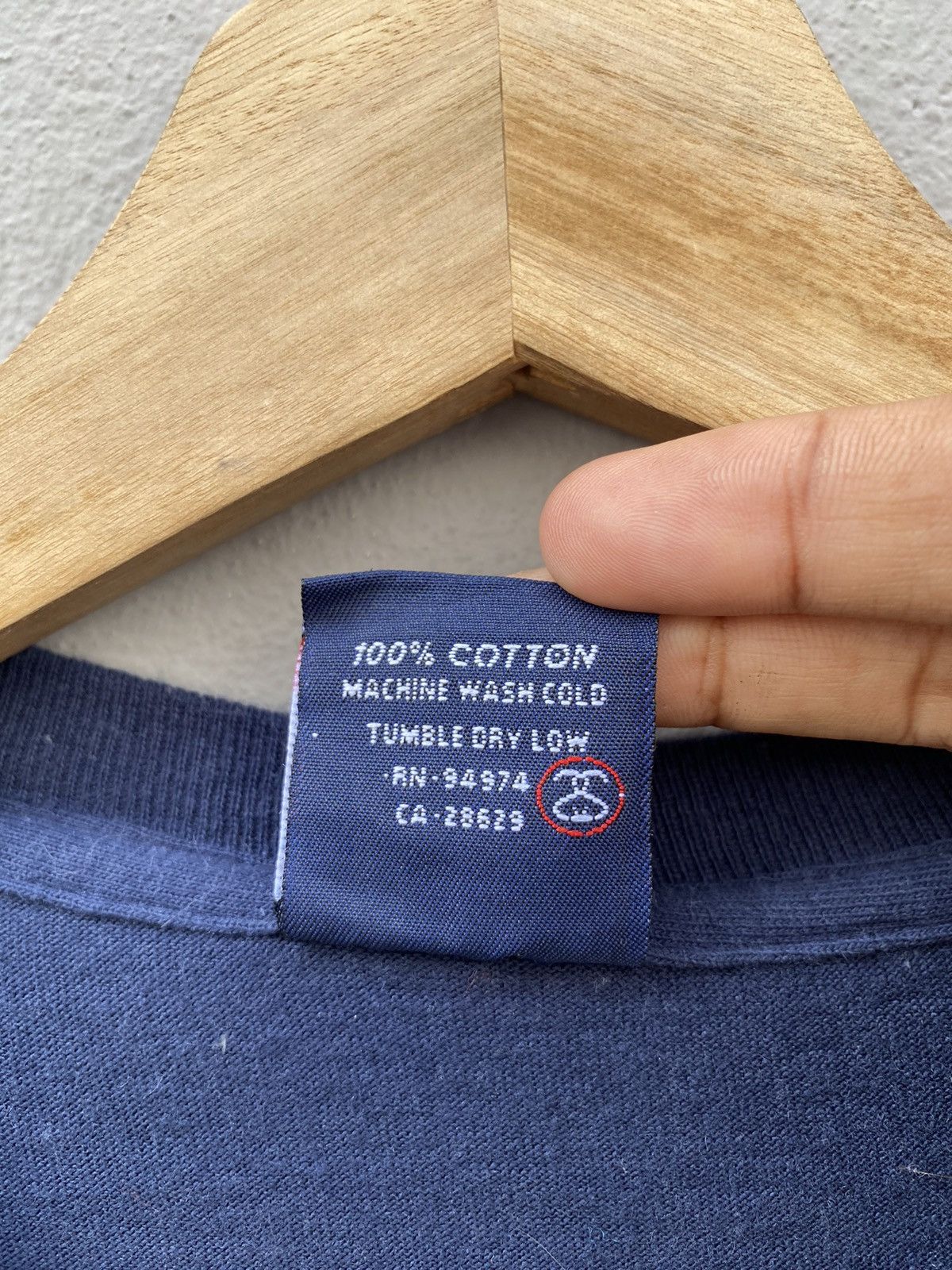 Stussy × Vintage Vintage 1990’s Stüssy Box Logo Single Stitch USA Tee Size US L / EU 52-54 / 3 - 4 Thumbnail