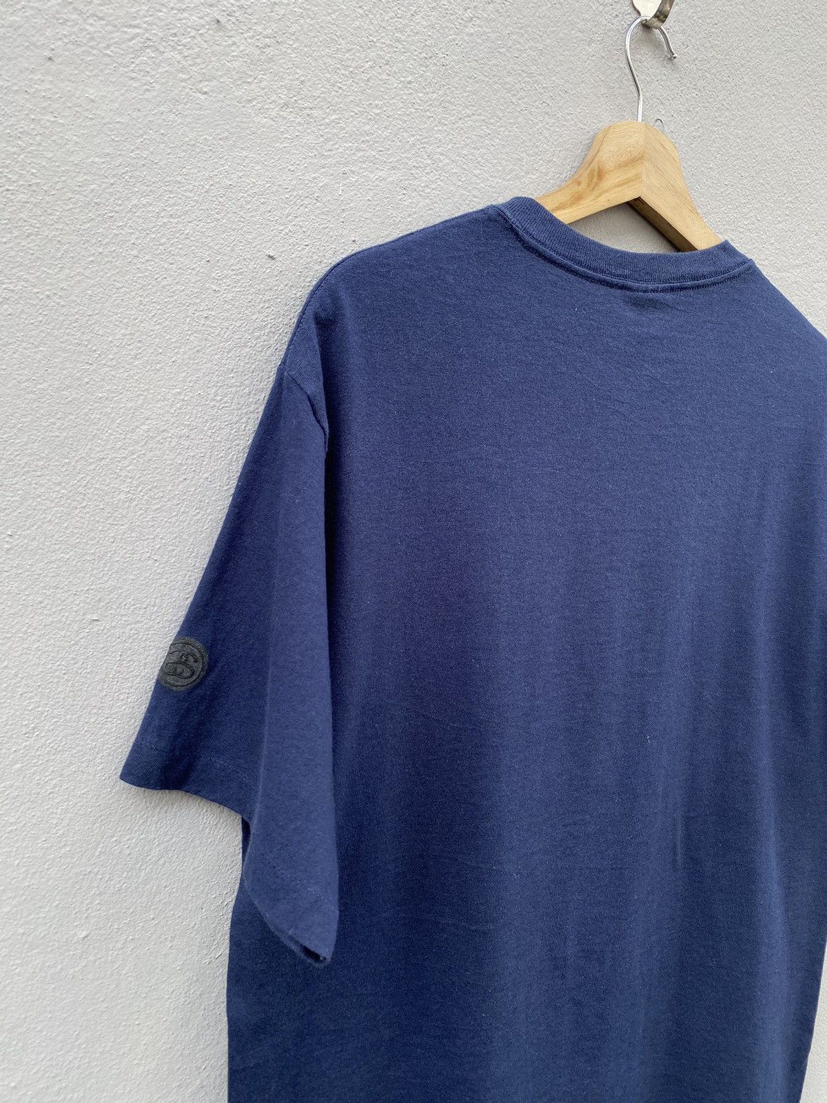 Stussy × Vintage Vintage 1990’s Stüssy Box Logo Single Stitch USA Tee Size US L / EU 52-54 / 3 - 9 Thumbnail