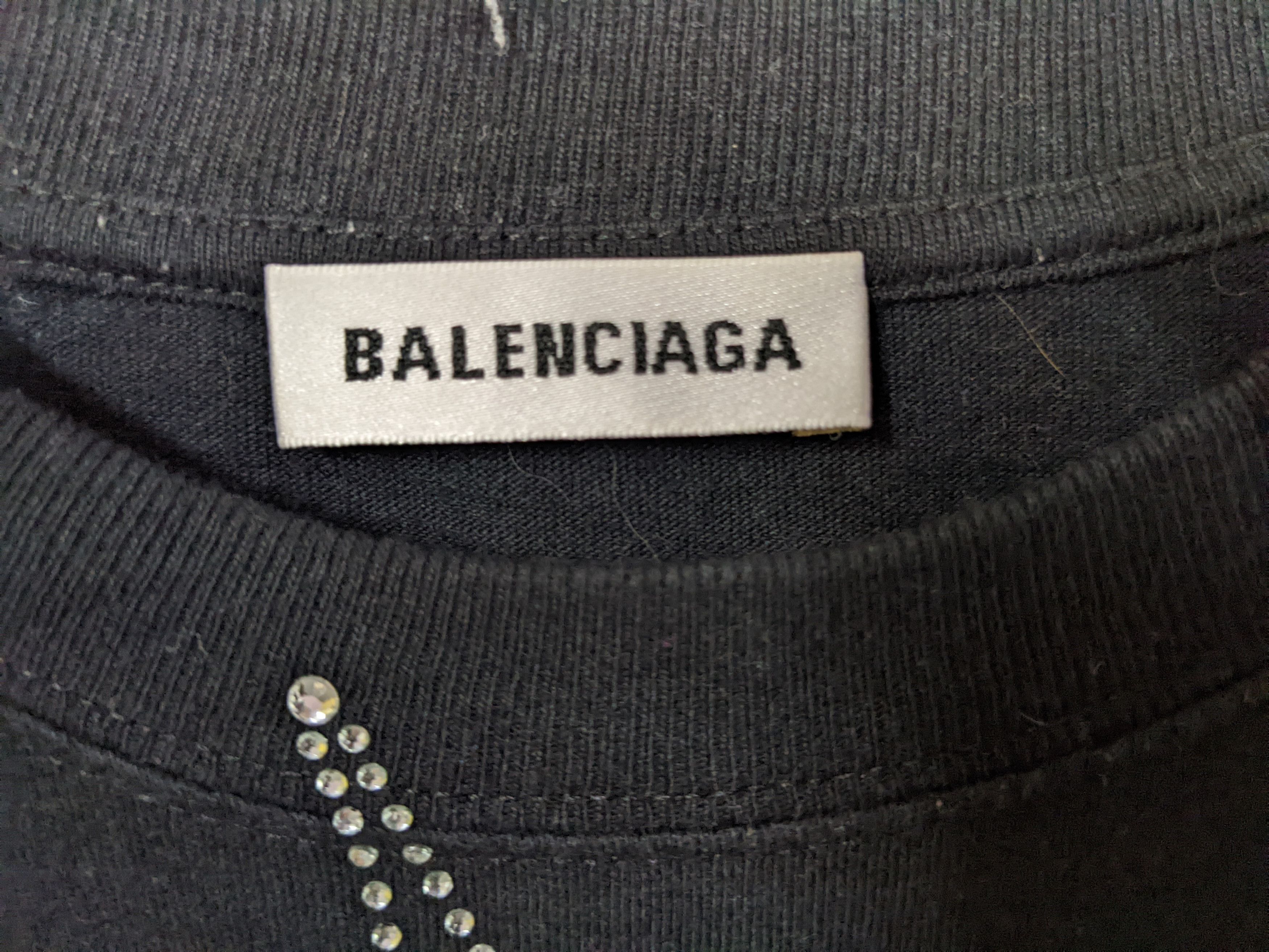 Balenciaga Balenciaga Women's Paris Eiffel Tower Rhinestone Size M / US 6-8 / IT 42-44 - 6 Thumbnail