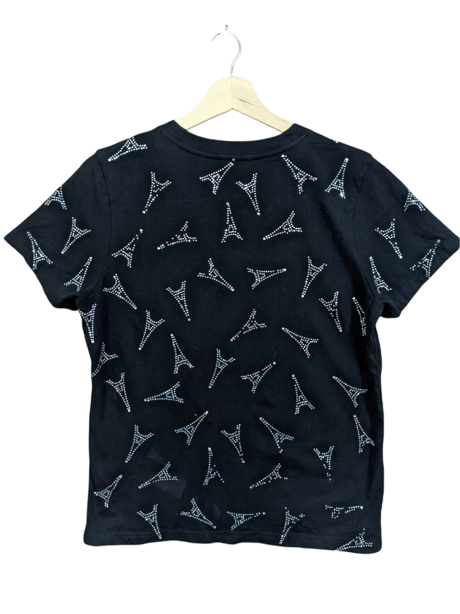 Balenciaga Balenciaga Women's Paris Eiffel Tower Rhinestone Size M / US 6-8 / IT 42-44 - 2 Thumbnail