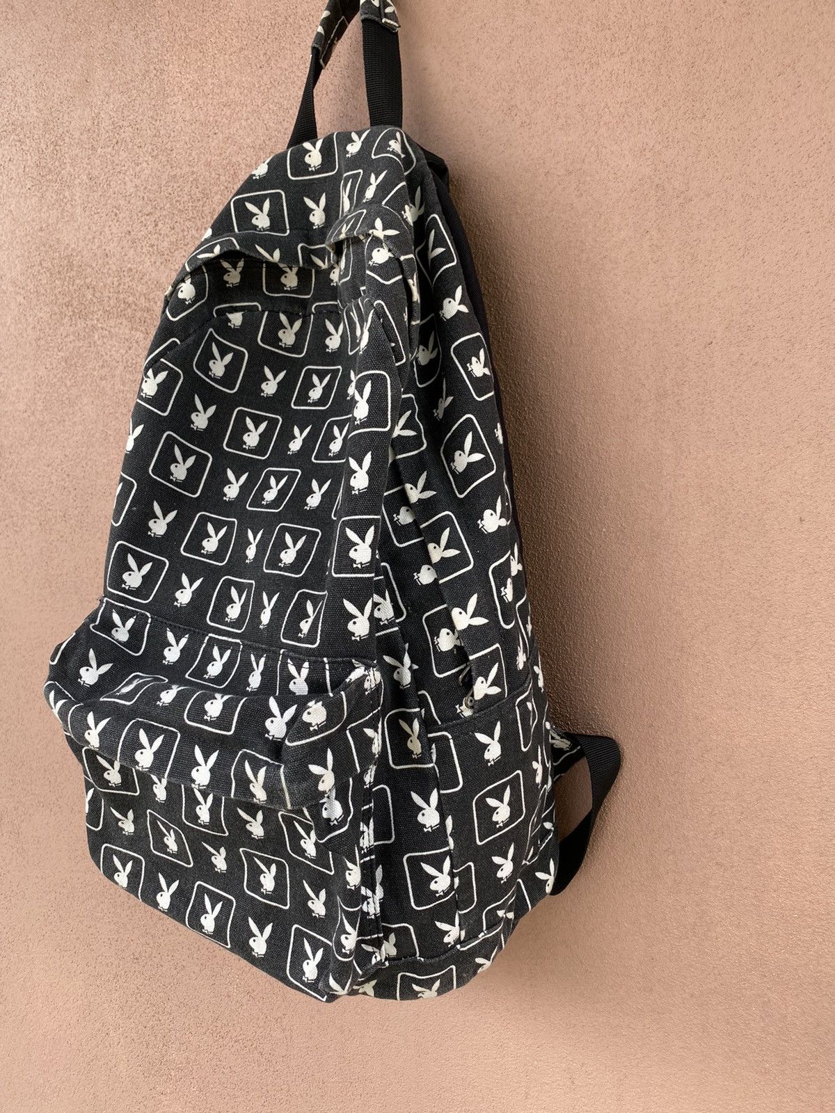 Playboy 🔥RARE🔥 PLAYBOY Monogram Iconic Logo Bunny Black/White B.Pack Size ONE SIZE - 2 Thumbnail