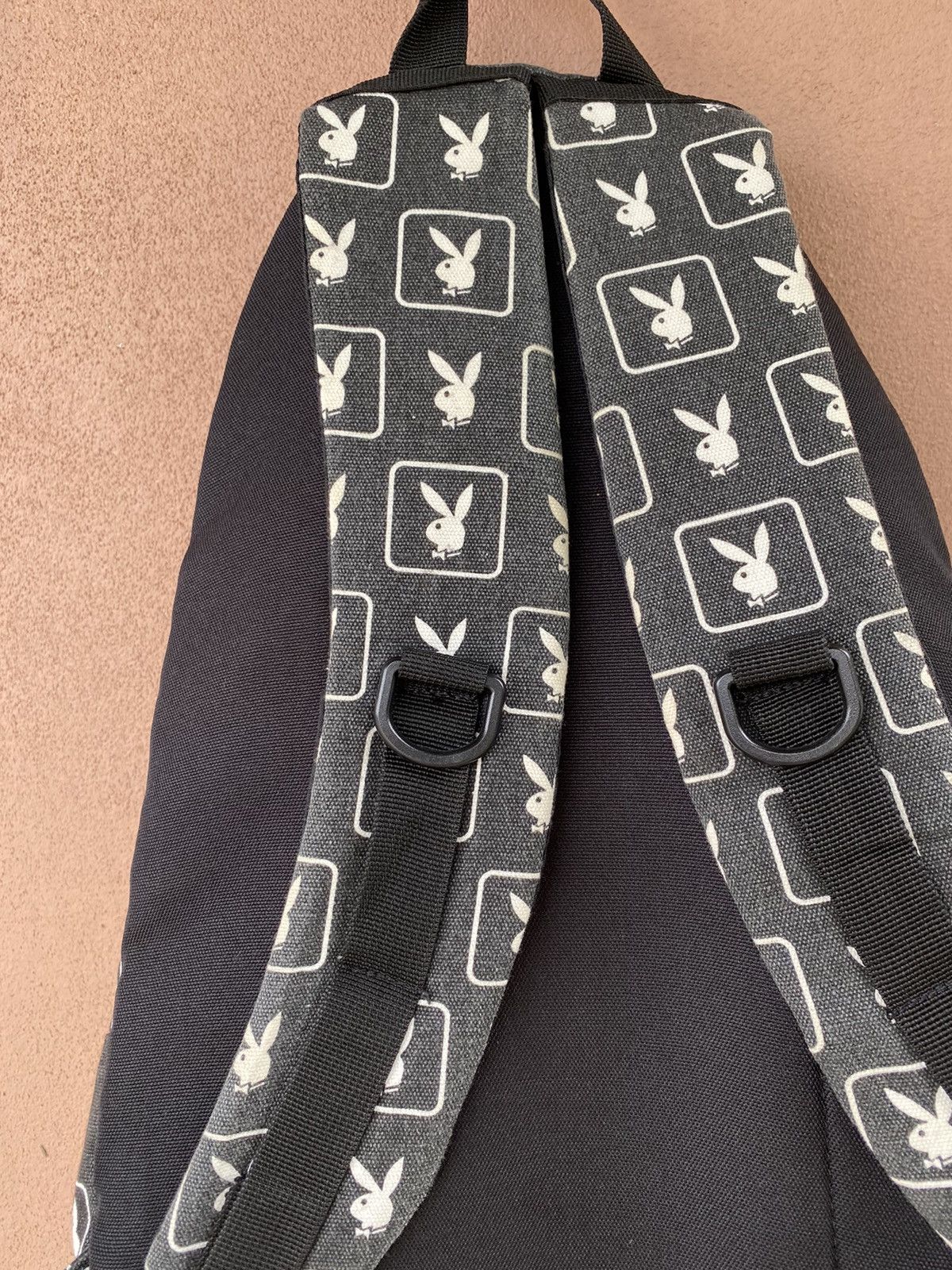 Playboy 🔥RARE🔥 PLAYBOY Monogram Iconic Logo Bunny Black/White B.Pack Size ONE SIZE - 9 Thumbnail