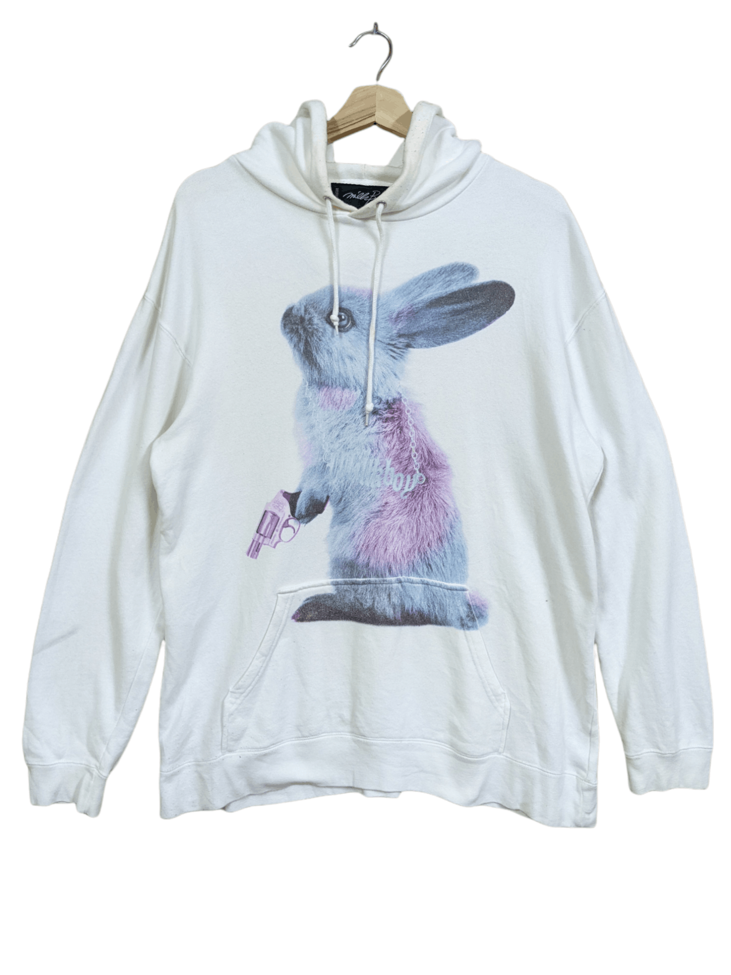 20471120 × Beauty Beast × Japanese Brand Milkboy RIOT Rabbit Hoodie Very Rare Size US L / EU 52-54 / 3 - 1 Thumbnail
