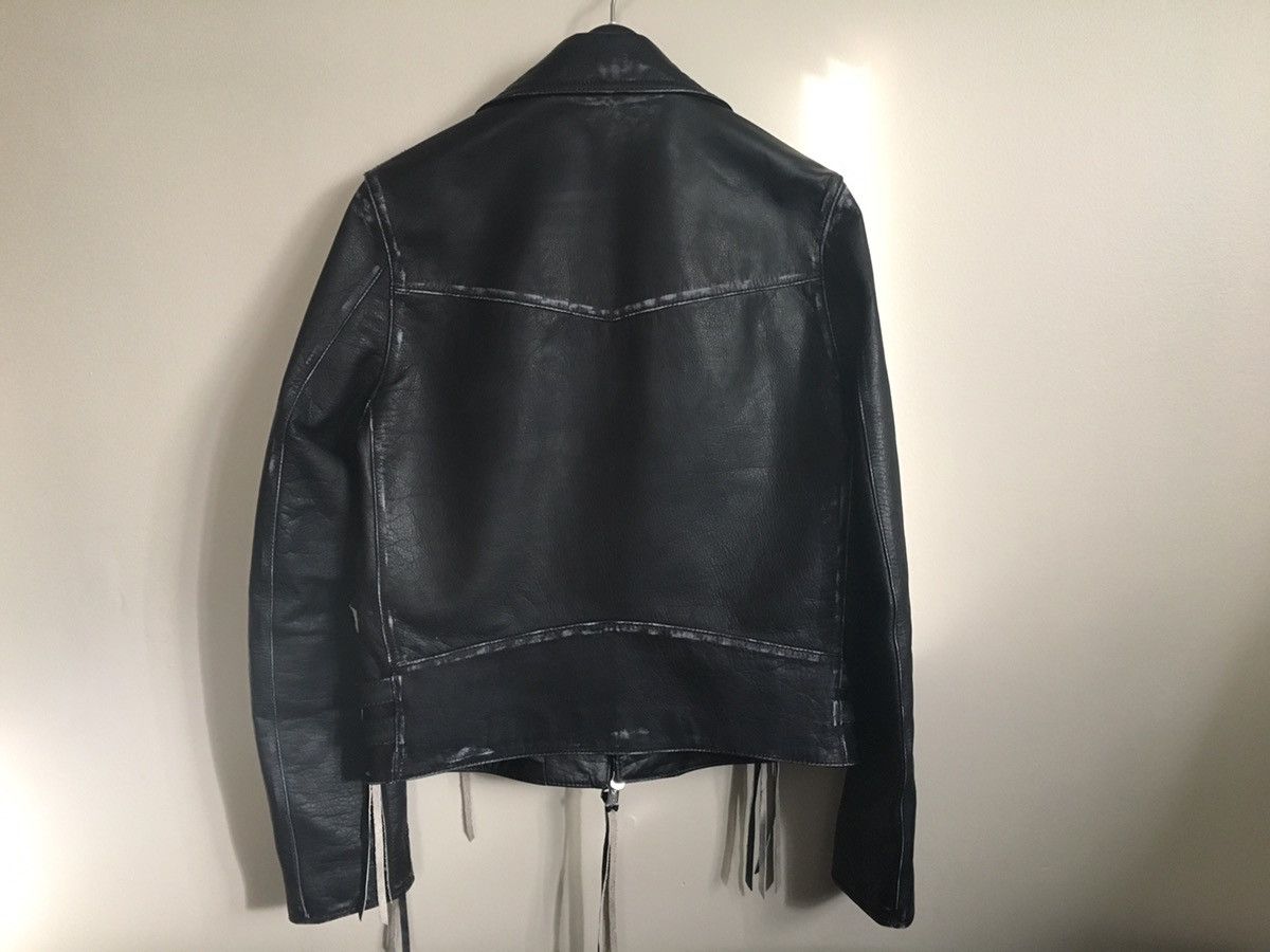 Bed j.w. Ford AW18 Distressed 'Michelle' biker jacket Size US S / EU 44-46 / 1 - 5 Thumbnail