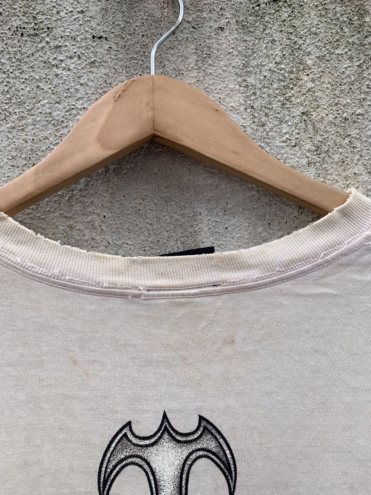 Japanese Brand × Vintage Debichu Los Angelas Cross Logo Two Tones Distressed Shirt Size US L / EU 52-54 / 3 - 3 Thumbnail