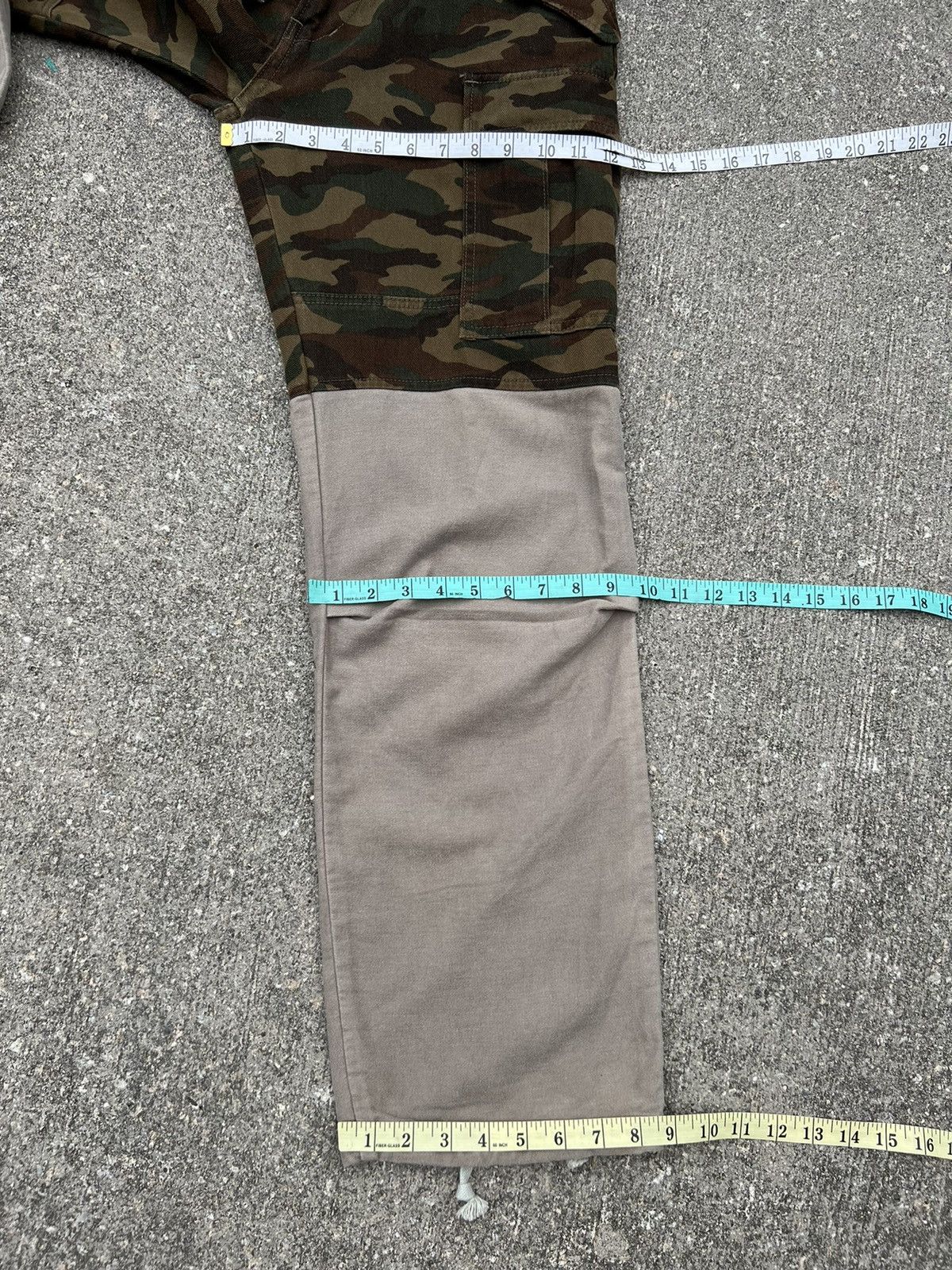 Vintage HANALEI Japan Hybrid Camouflage Cargo Trouser Pant Size US 31 - 3 Thumbnail