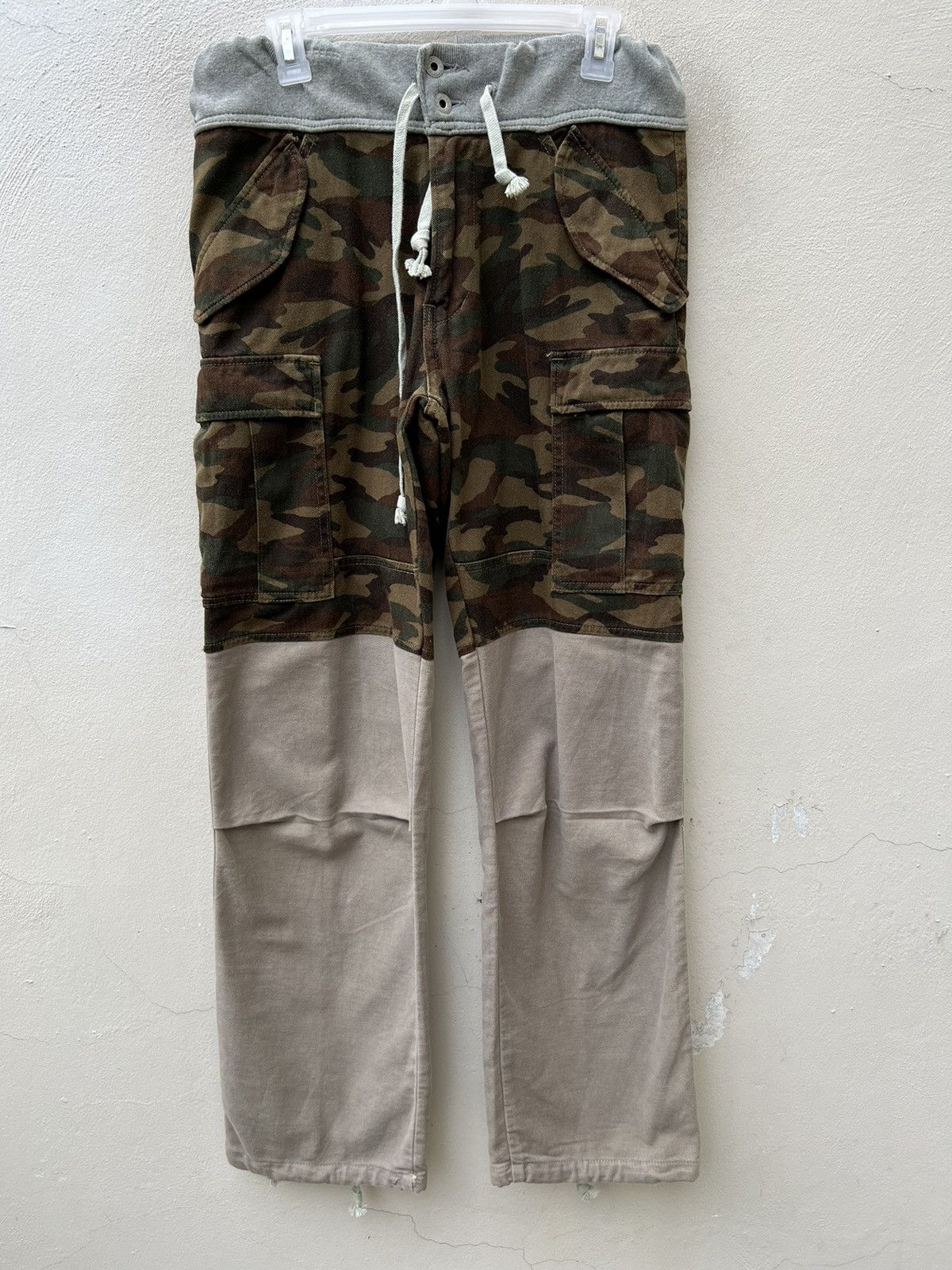 Vintage HANALEI Japan Hybrid Camouflage Cargo Trouser Pant Size US 31 - 6 Thumbnail