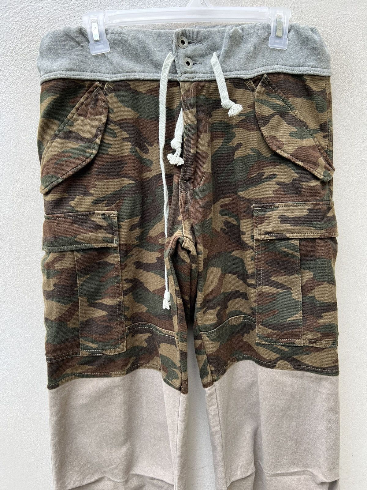 Vintage HANALEI Japan Hybrid Camouflage Cargo Trouser Pant Size US 31 - 7 Thumbnail