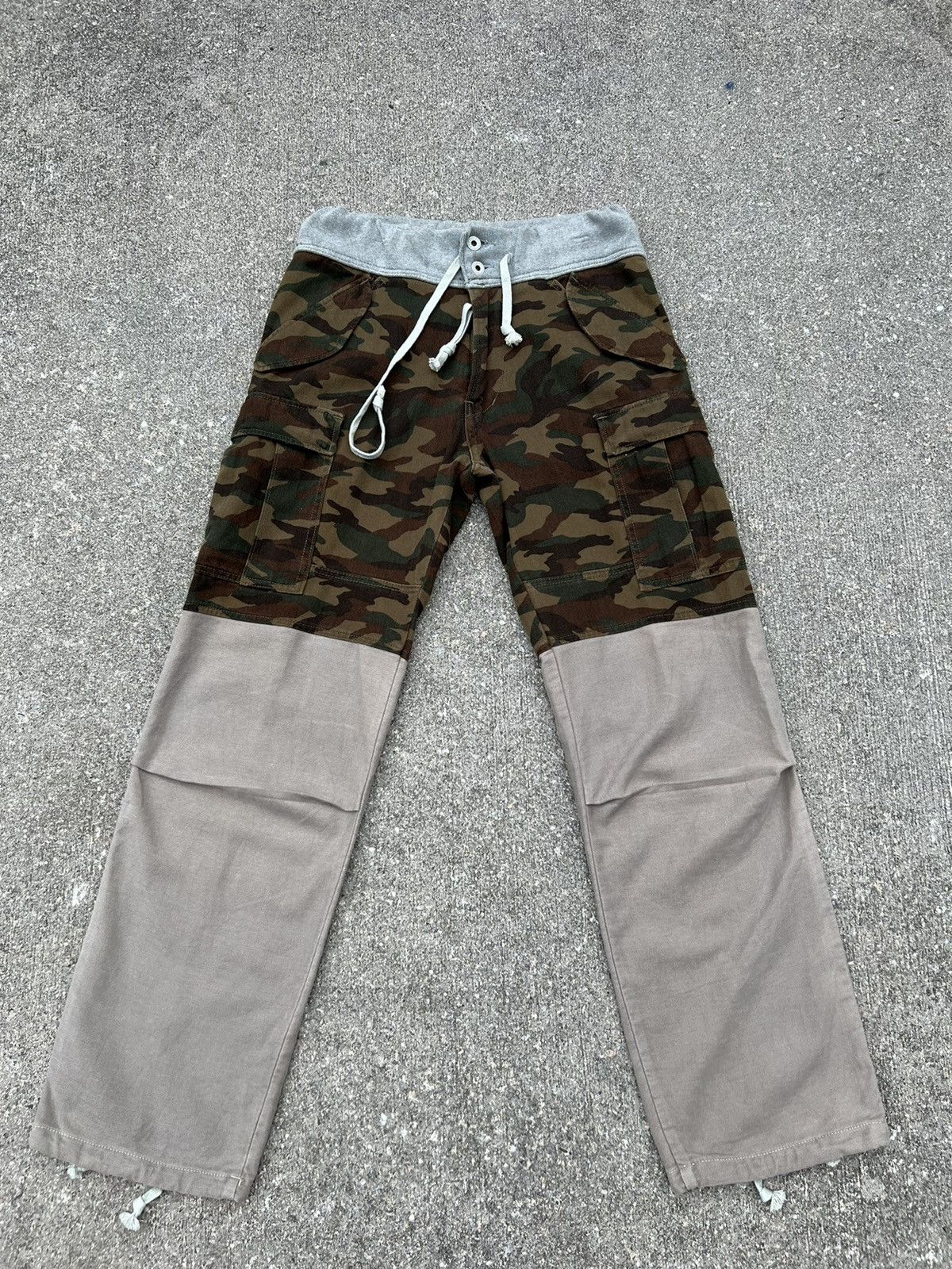 Vintage HANALEI Japan Hybrid Camouflage Cargo Trouser Pant Size US 31 - 1 Thumbnail
