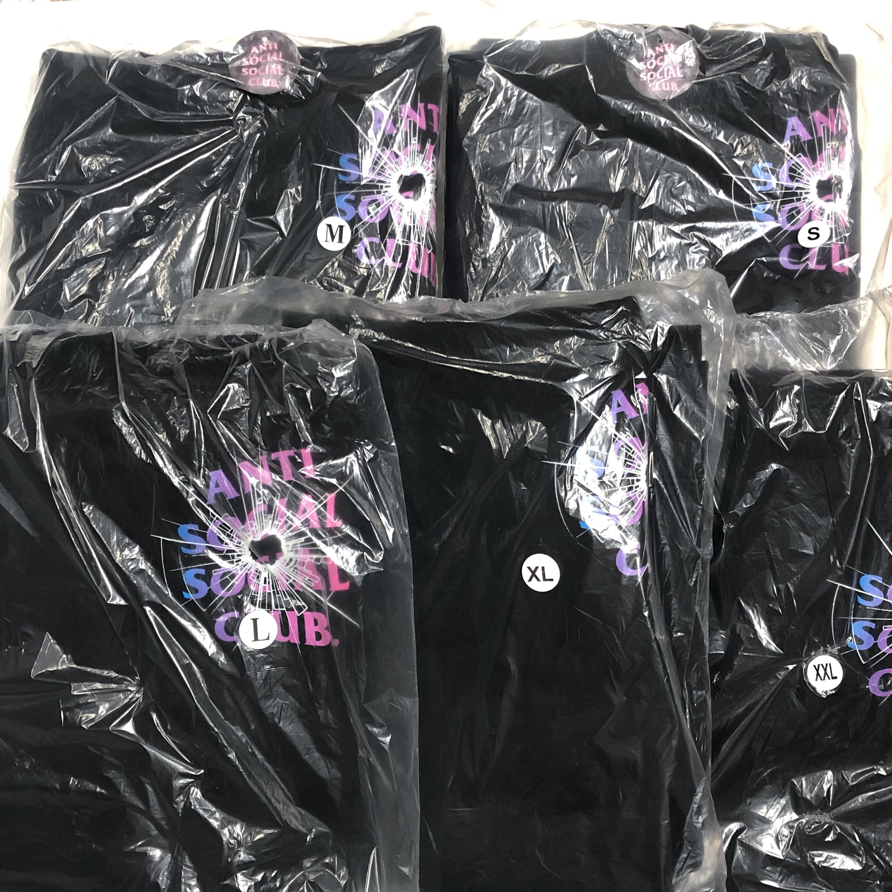 Anti Social Social Club DS ASSC Shattered Glass Logo Theories Black Hoodie bape kith Size US L / EU 52-54 / 3 - 7 Thumbnail