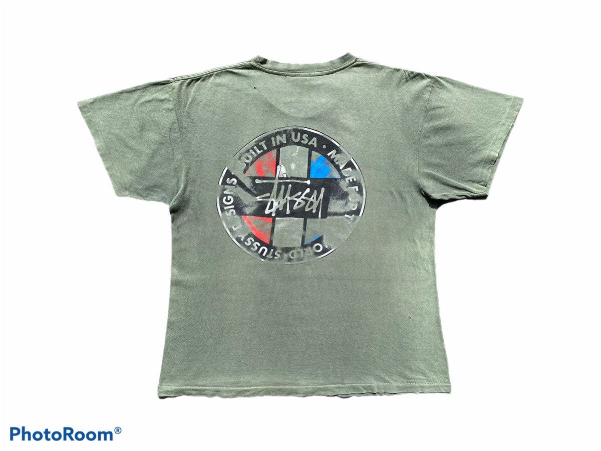 Stussy × Vintage Vintage OG 90s STÜSSY “Built in USA” Single Stitch Tee Size US L / EU 52-54 / 3 - 1 Thumbnail