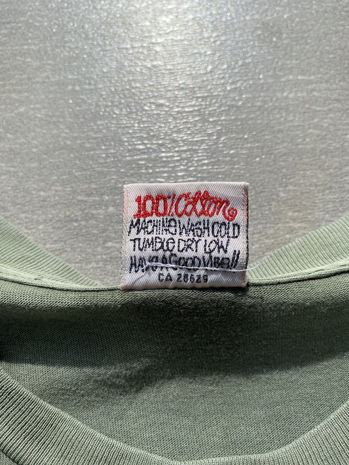 Stussy × Vintage Vintage OG 90s STÜSSY “Built in USA” Single Stitch Tee Size US L / EU 52-54 / 3 - 5 Thumbnail