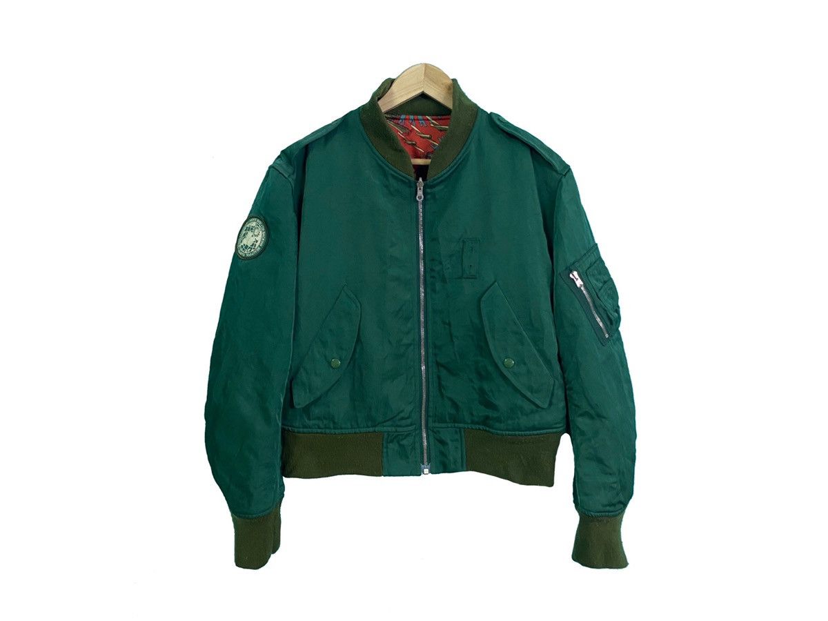 Japanese Brand VINTAGE MEN’BIGI REVERSIBLE BOMBERS JACKET Size US L / EU 52-54 / 3 - 4 Thumbnail