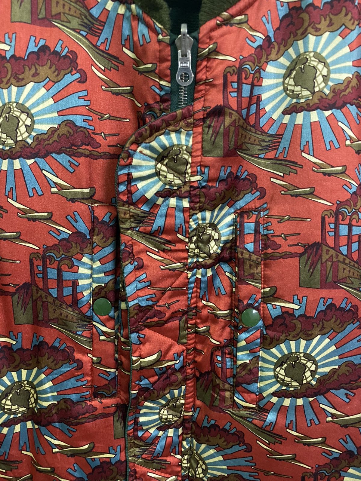 Japanese Brand VINTAGE MEN’BIGI REVERSIBLE BOMBERS JACKET Size US L / EU 52-54 / 3 - 9 Thumbnail
