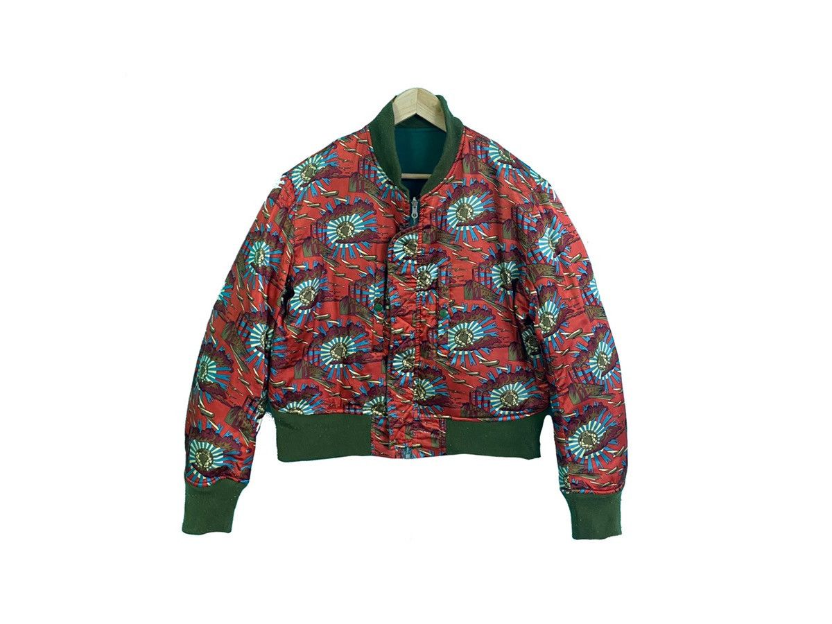 Japanese Brand VINTAGE MEN’BIGI REVERSIBLE BOMBERS JACKET Size US L / EU 52-54 / 3 - 1 Thumbnail