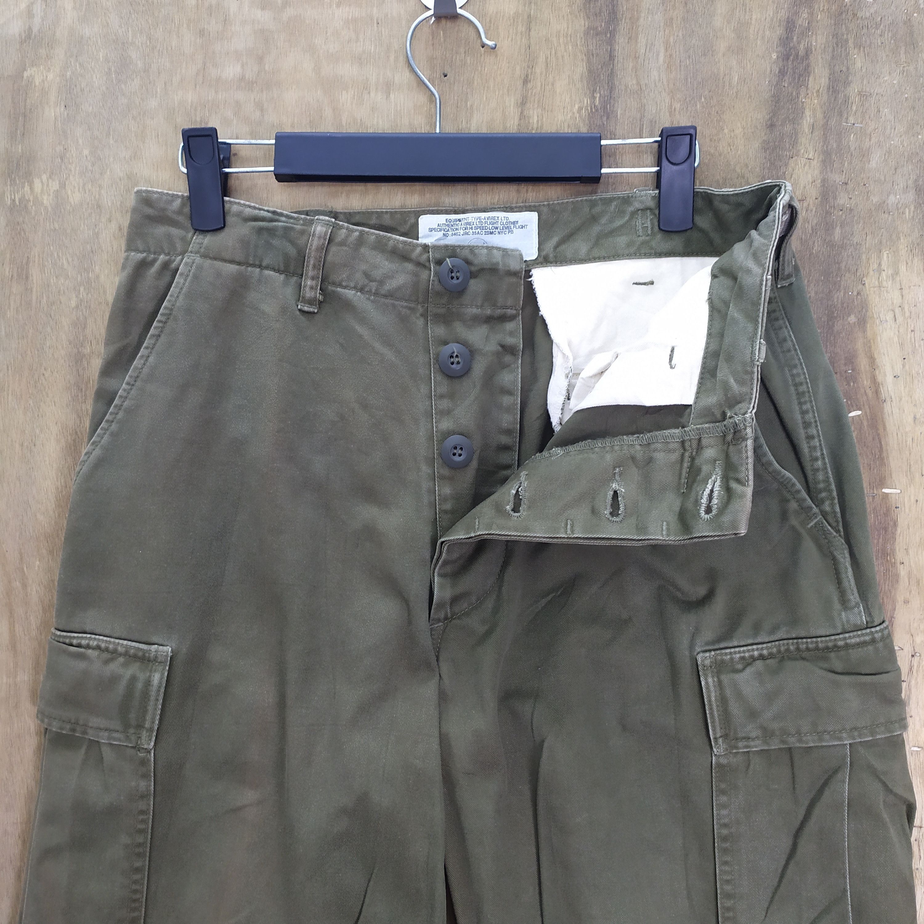 Avirex AVIREX FADED CARGO PANTS Size US 29 - 6 Thumbnail