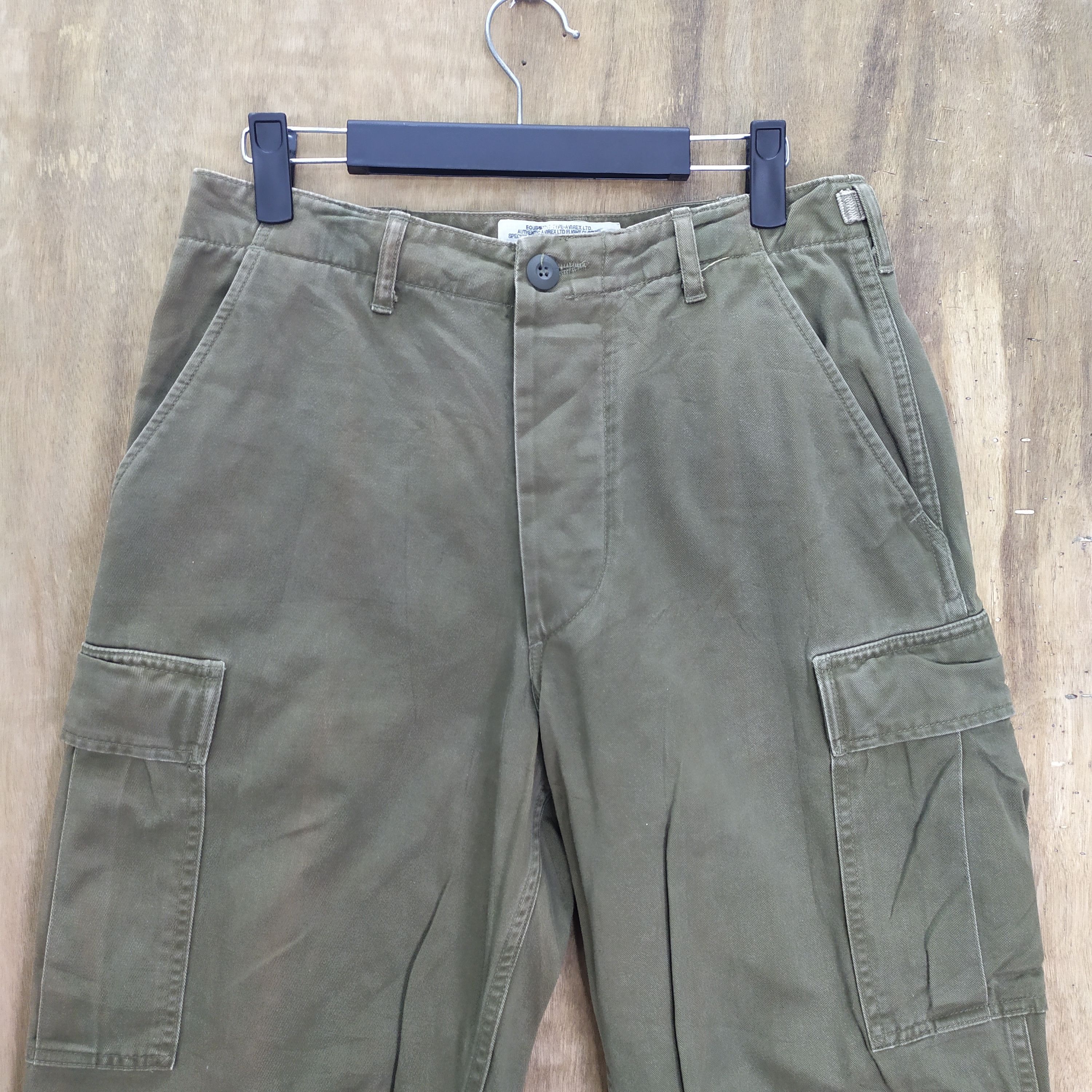 Avirex AVIREX FADED CARGO PANTS Size US 29 - 4 Thumbnail