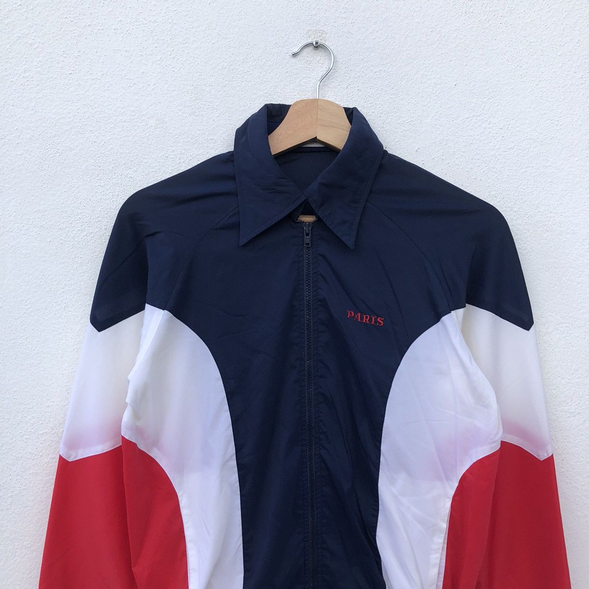 Japanese Brand TRITONE COLOUR LIGHT ZIPPER JACKET BY PARIS SPORT FASHION Size US M / EU 48-50 / 2 - 3 Thumbnail