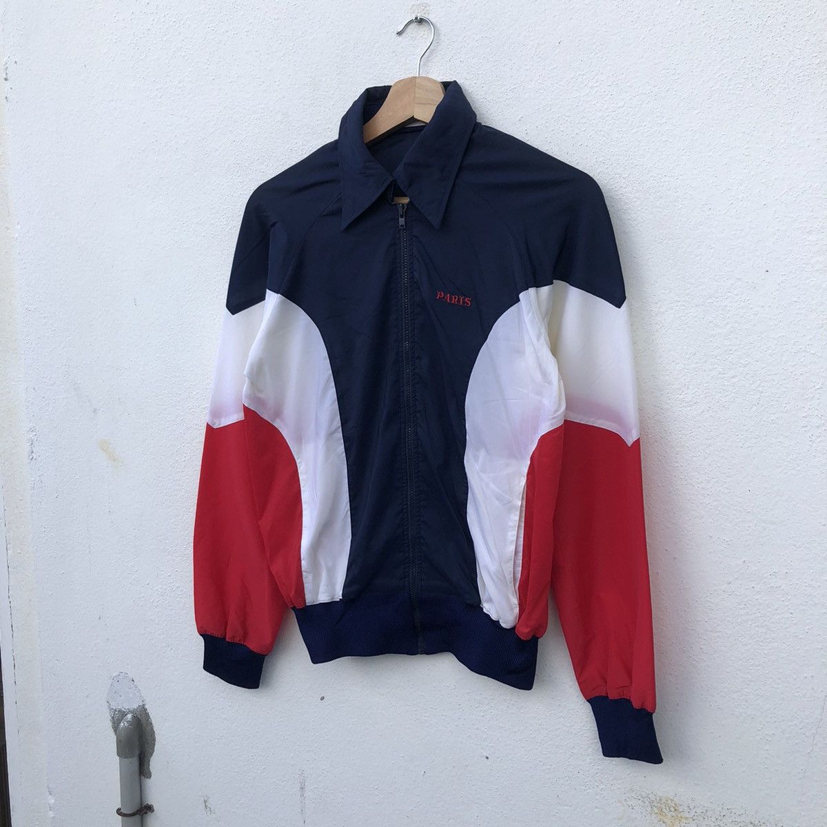 Japanese Brand TRITONE COLOUR LIGHT ZIPPER JACKET BY PARIS SPORT FASHION Size US M / EU 48-50 / 2 - 2 Thumbnail