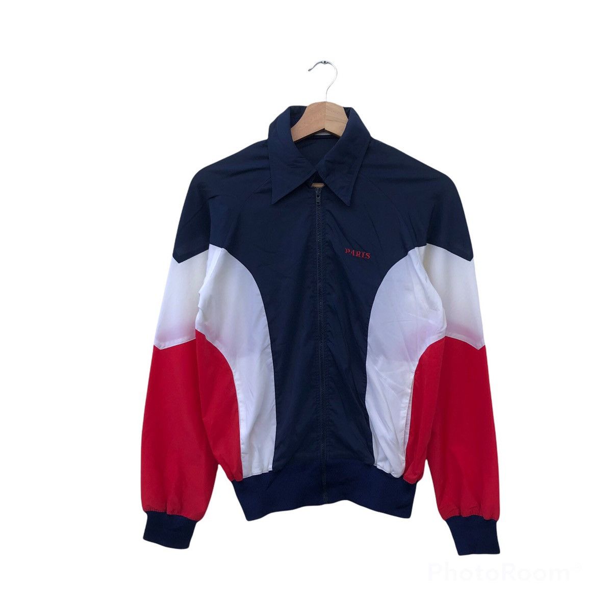 Japanese Brand TRITONE COLOUR LIGHT ZIPPER JACKET BY PARIS SPORT FASHION Size US M / EU 48-50 / 2 - 1 Thumbnail