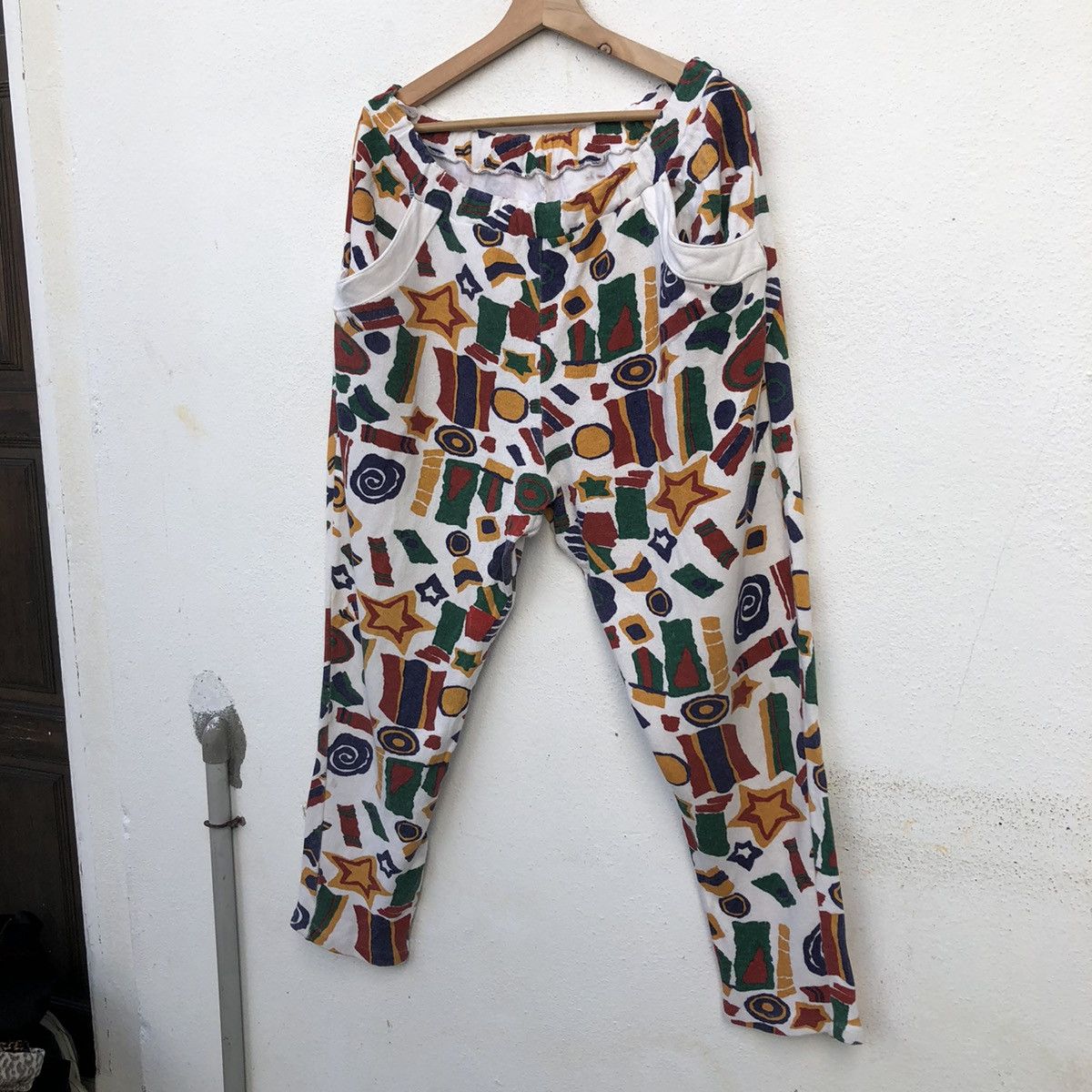 Art Comes First RARE DESIGN FULL PRINT PANTS BY FAMOUS DESIGNER STUDIONG Size US 30 / EU 46 - 4 Thumbnail