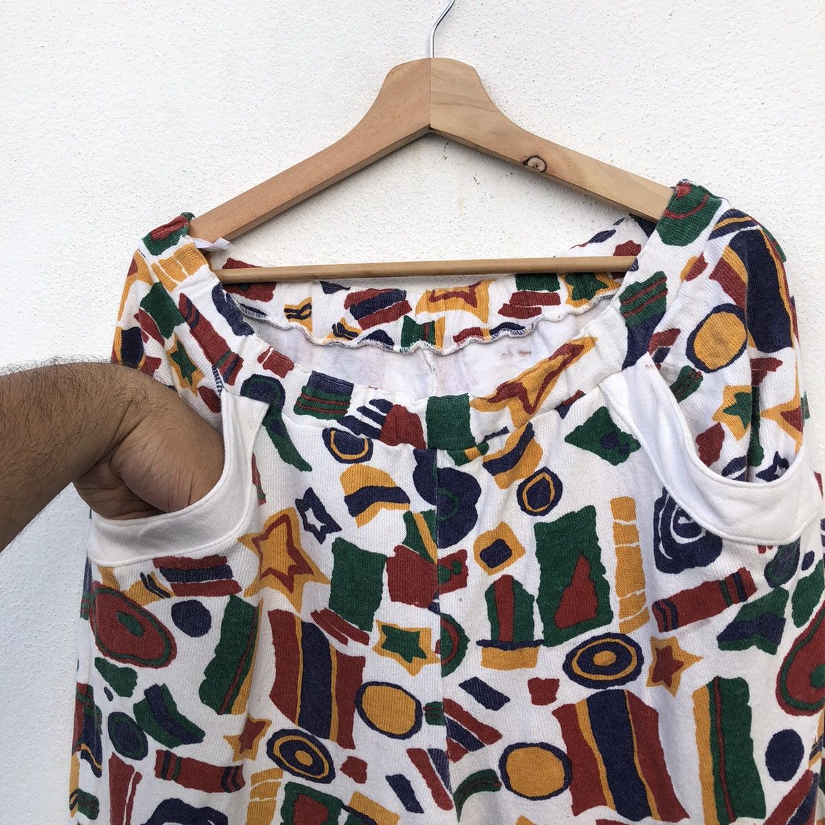 Art Comes First RARE DESIGN FULL PRINT PANTS BY FAMOUS DESIGNER STUDIONG Size US 30 / EU 46 - 6 Thumbnail