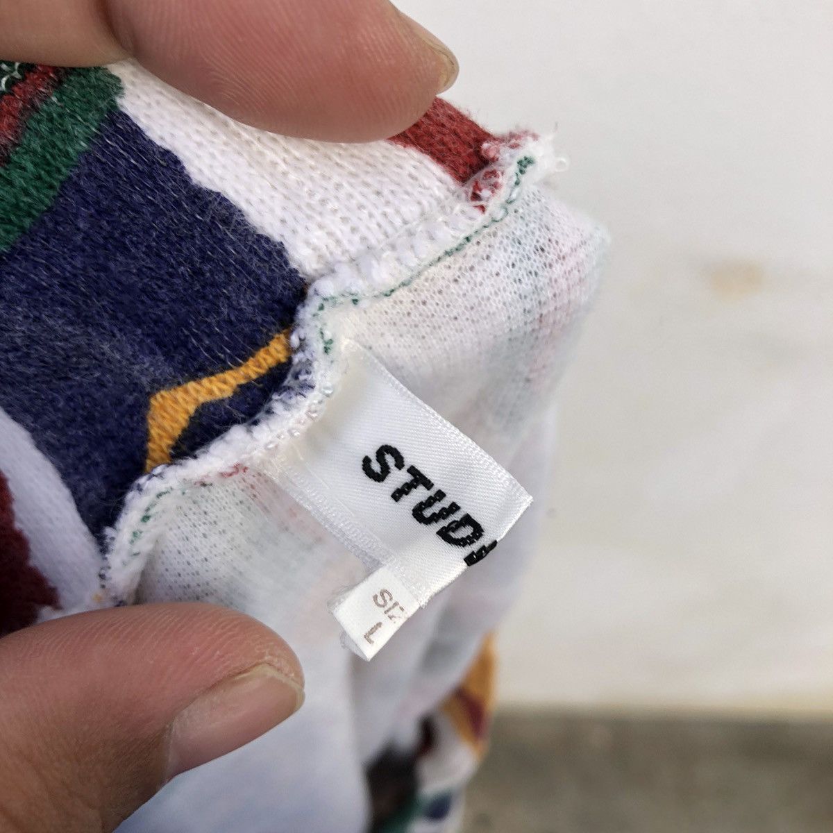 Art Comes First RARE DESIGN FULL PRINT PANTS BY FAMOUS DESIGNER STUDIONG Size US 30 / EU 46 - 11 Thumbnail