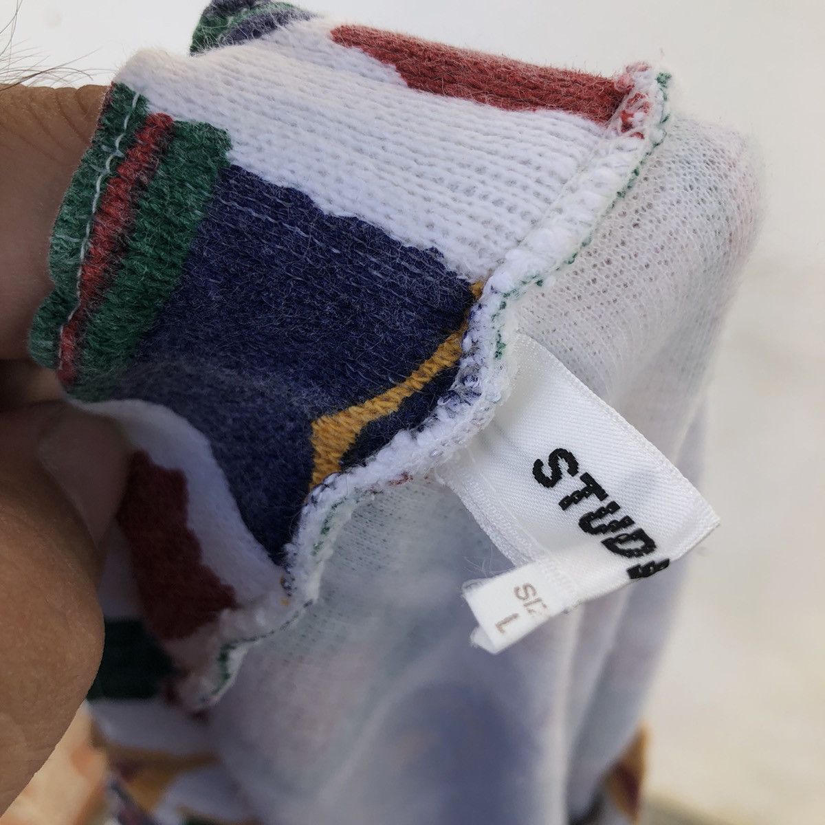 Art Comes First RARE DESIGN FULL PRINT PANTS BY FAMOUS DESIGNER STUDIONG Size US 30 / EU 46 - 13 Thumbnail
