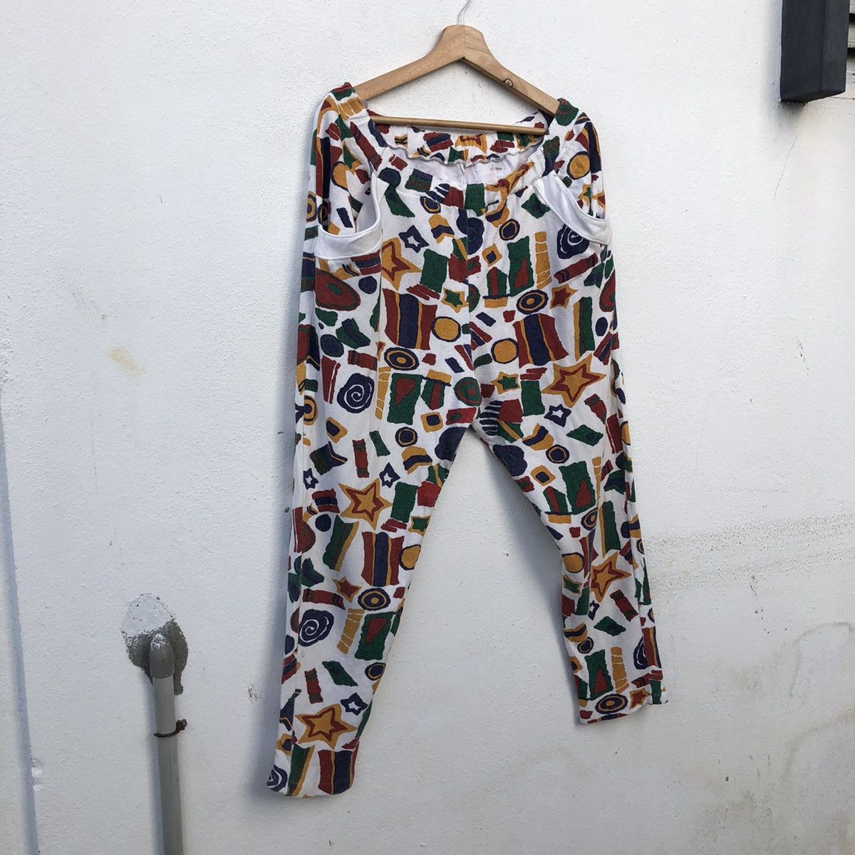 Art Comes First RARE DESIGN FULL PRINT PANTS BY FAMOUS DESIGNER STUDIONG Size US 30 / EU 46 - 2 Thumbnail