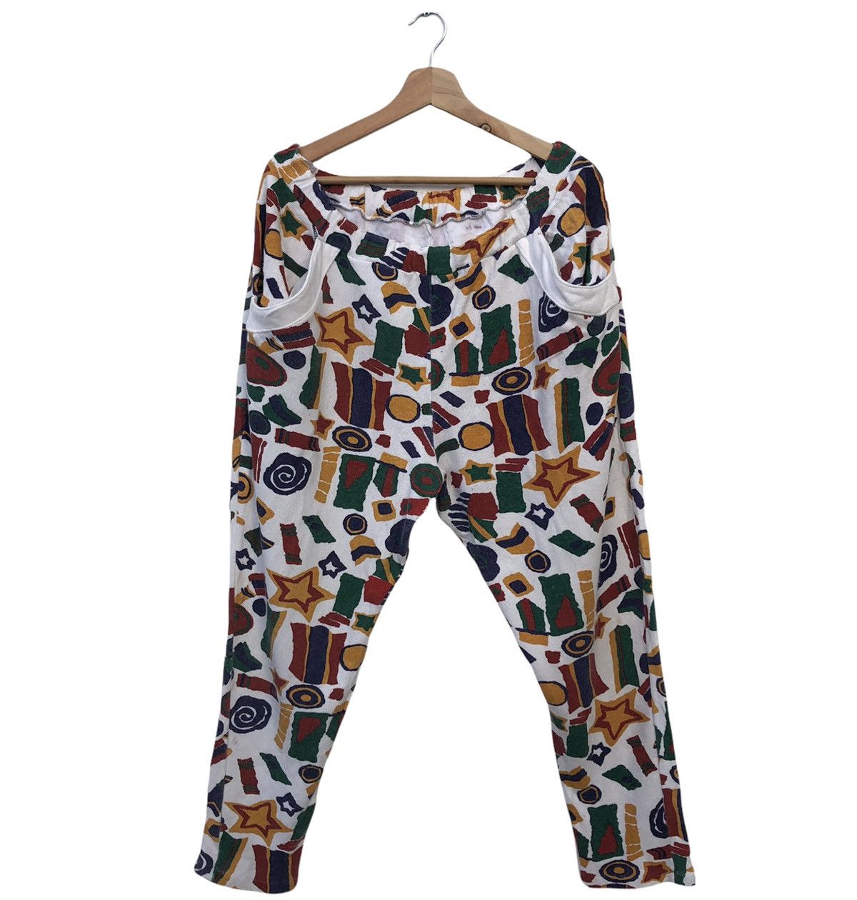 Art Comes First RARE DESIGN FULL PRINT PANTS BY FAMOUS DESIGNER STUDIONG Size US 30 / EU 46 - 1 Thumbnail