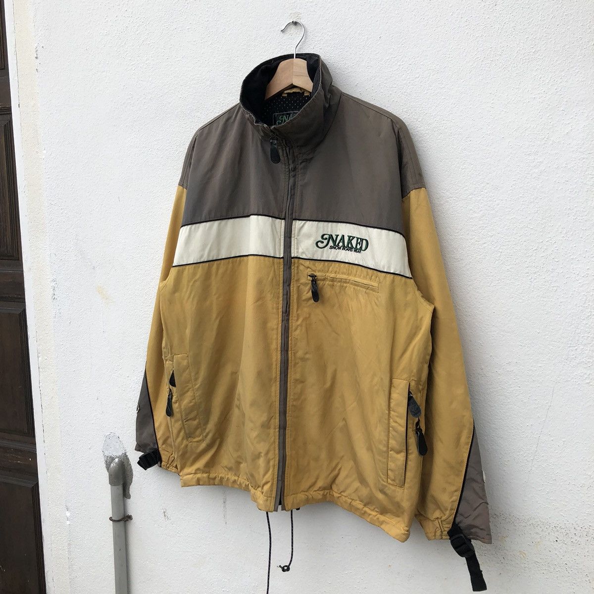 Japanese Brand VINTAGE NAKED SKI JACKET RARE STYLE BONDAGE MADE IN JAPAN Size US L / EU 52-54 / 3 - 2 Thumbnail
